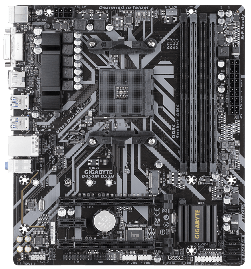 GIGABYTE B450M DS3H Analyzing B450 for AMD Ryzen A Quick Look